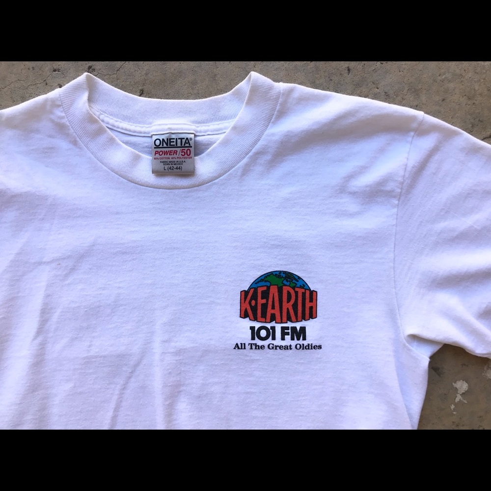 RARE Vintage 1980s K-Earth 101 The Beatles T-Shirt - Picture 5 of 8